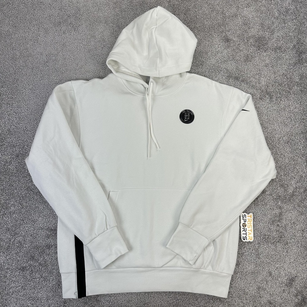Nike Hoodie Mens Medium White Black Basketball Pullover Sabrina Ionescu Patch